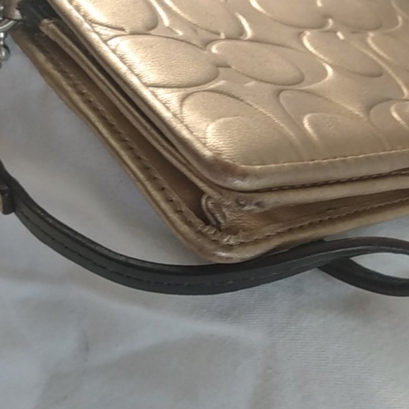 Gold Coach Wallet/Wristlet - Picture 6 of 7